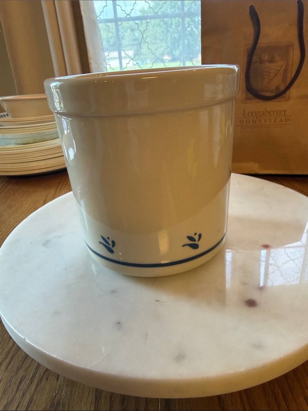 Oven-Proof Ceramic Crock made by Roseville pottery company